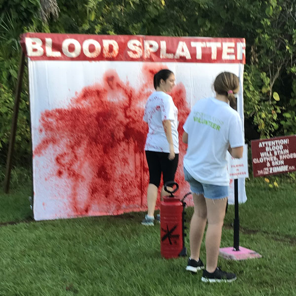 Blood Splatter Zone