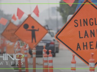 Driving in a construction zone