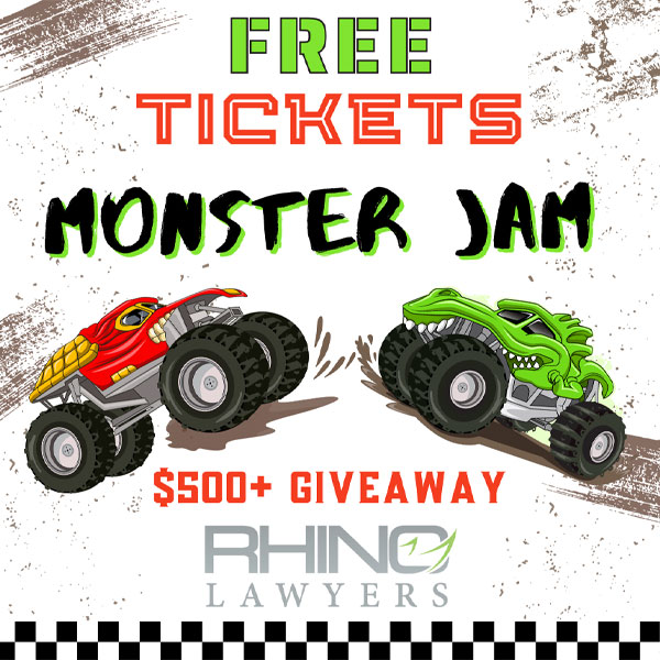 RHINO Lawyers Brings High-Energy Fun to the Community with Monster Jam Ticket Giveaway