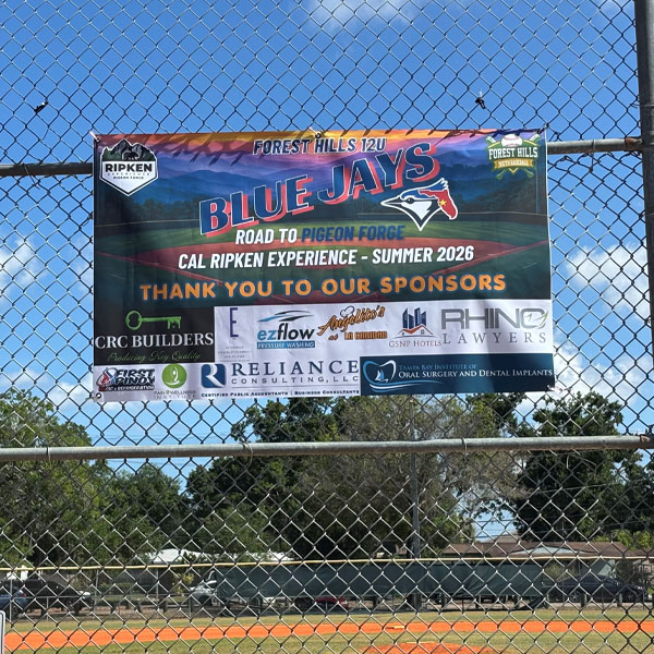 2026 Forest Hills 12U Blue Jays Sponsor